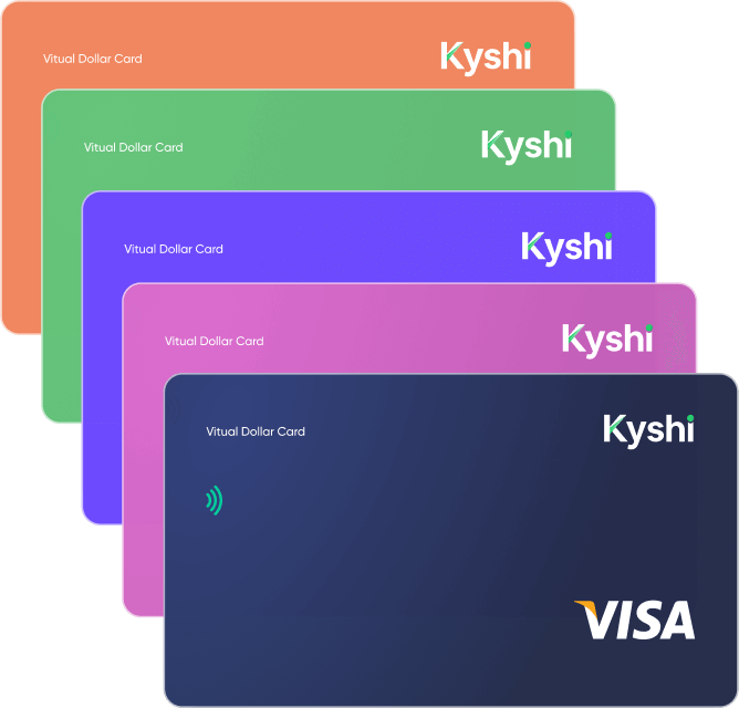 three Kyshi business cards